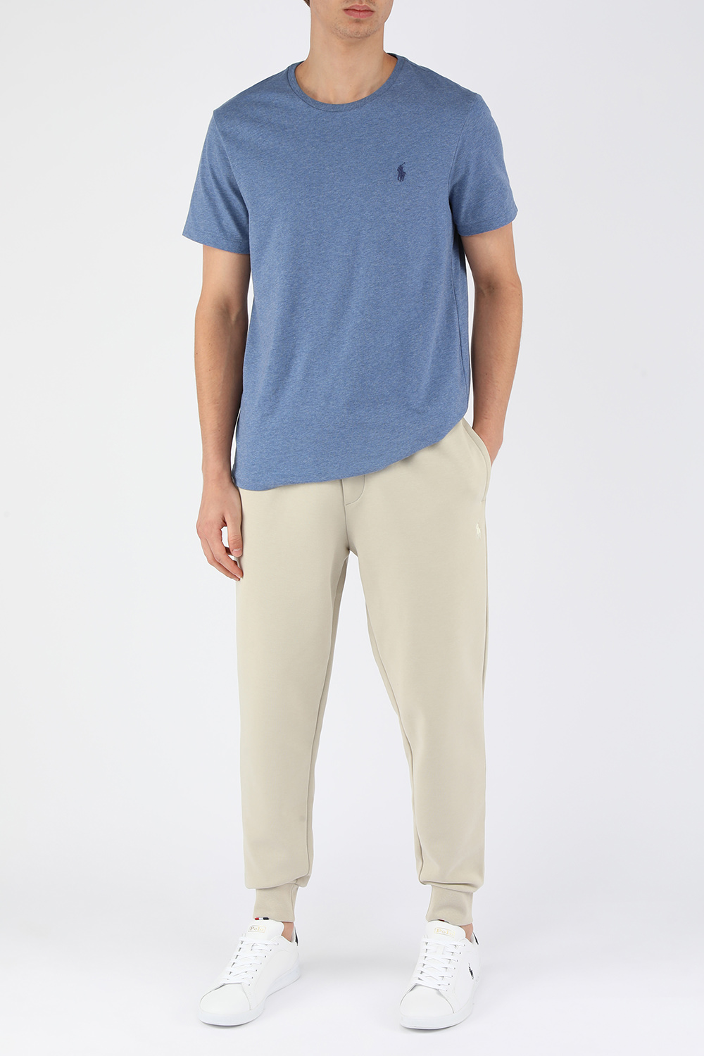 מכנסי סלים ג'וג עם לוגו רקום